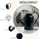 LONGRUN 2.3 Gallon Dark Green Metal Watering Can for Plants and Garden with Removable Spout, Made of Galvanized Iron