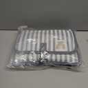 New X-Large Portable Diaper Changing Pad with Strap - Waterproof Foldup Baby Diaper Changing Mat with Zippered Storage - Multifunction Diaper Changing System - Shower Gift