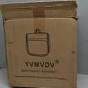YVMVDV Portable Travel Bassinet for 0-8M Baby, Portable Travel Baby Bed, Cosleeping Baby Bed with Mosquito Net, Lightweight and Foldable