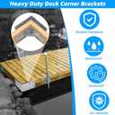 Dock Brackets Hardware for Floating Dock and Stationary Docks