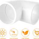 10PCS 1-1/2 PVC Fittings 90 Degree Elbow 2 Way PVC Pipe Fittings Right Angle Elbow PVC Adapter Furniture Build Grade PVC Pipe Adapter Fittings SCH40 PVC Corner Fittings