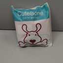 CuteBone Washable Dog Diapers Female No Tail Hole 2 Pack Reusable Doggie Period Training Pants for Docked-Tail Frenchie French Bulldog Boston Terrier Without Tail WWD22M