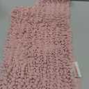 OLANLY Toilet Rugs U Shaped 24x20, Thick Soft and Absorbent Chenille Contour Bath Mat, Non-Slip Rubber Backing, Machine Washable Quick Dry Toilet Mat, Home Decor Accessories, Dusty Rose