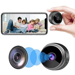 Small Camera for Spying WiF Hidden Camera Mini Spy Camera Home Security House Video Recording Remote View Phone App Control