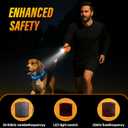 MuShang Dog Bark Deterrent Device, 3X Ultrasonic Anti Barking, 6 Training Modes 23 FT Range Barks No More Indoors Outdoors Behavior Correct Safe & Humane Rechargeable Compact Bark Control for Dogs