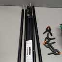 Green Screen, can be Washed and Ironed Green Screen Backdrop Kit 5 x 7ft Collapsible Green Screen Photography Backdrop Screen with Non Woven Fabric for Photo Studio (Black)