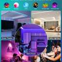 LED Recessed Lighting 6 inch/5 inch, Smart RGB Bluetooth Can Lights, 13W 1050LM, Color Changing, Retrofit Led Recessed Light Compatible with Alexa for Bedroom Living Room Kitchen, 6Pack
