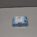 LaRibbons Christmas Wired Ribbon 2.5 inch Double Faced Blue Snowflakes and Striped Christmas Ribbon for Tree Garland, Wreath Bow, Xmas Crafts Decorations, 2 Rolls 10 Yards Total