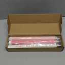 Honoson 6 Pcs Valentines Flameless Candles Glitter Bow Taper Candle 10.6 Inch Pink Coquette Candles Battery Operated LED Candlestick for Valentines Day Wedding Bridal Birthday Party Dinner Table Home