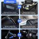 Nmoiss [Vinyl Coating Heat Shield] Windshield Sun Shade Umbrella Compatible for Toyota Camry 2018-2026 Accessories, Protect Car from Sun Rays & Heat Damage Keep Cool and Protect Interior