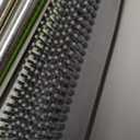 Rubber Broom with Squeegee for Carpet Pet Hair Remover,57 inch Long Handled Fur Remover Rake,Portable Detailing Lint Brush,Pet Removal Fluff Carpet, Hardwood Floor, Tile (Green)