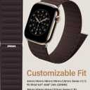 Patented Magnetic Link Sport Band Compatible with Apple Watch Bands Men 44mm 45mm 46mm 49mm 42mm 41mm 40mm 38mm Women, Nylon Sport Loop Strap for iWatch Ultra 3 2 1 SE Series 11 10 9 8 7 6 5 4 3 2 1