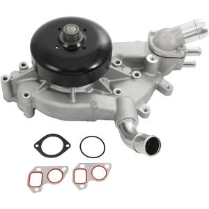 Engine Water Pump AW5087 With Coolant Thermostat & Gasket Set Replacement For Chevrolet GMC Tahoe Yukon 4.8L 5.3L 6.0L Vortec Replaces AW5104, 130-7340, 130-7341, 130-7320, WP-9409, T7052, 19195104