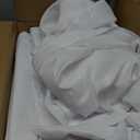 Fitable 6 Pack White Round Tablecloths - 120 Inches in Diameter - Stain Resistant and Washable Table Clothes, Polyester Fabric Table Covers for Wedding, Party, Banquet, Formal Events