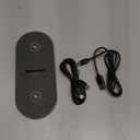 40W Wireless Charging Pad, Dual 20W Fast Wireless Charging Mat for iPhone 16 15 14 13 12 11/Pro/Pro Max/SE/X/XS,Apple Airpods 4/3/Pro,15W Wireless Charger Station for Samsung Galaxy/Note/Bud+