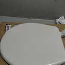Bemis 730SLEC Slow Close Toilet Seat, Easy Clean Hinges and Durable Plastic Seat, Made in USA, Round, White