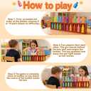 Vodolo 20pcs Bottle Color Match Game，Family Matching Games for Kids 8-12,Memory and Logical Training Bottle flip Game for fmaily, Party Activities