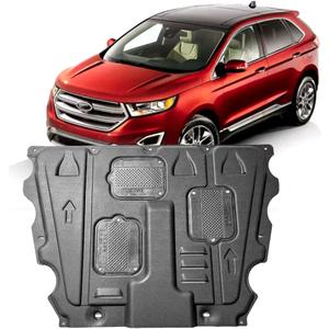 Mud Flaps Engine Guards for Ford Edge 2015 2016 2017 2018 2019 2020 2021 2022 Front Engine Splash Shield Guards Suitable for Edge Under Engine Cover Directly Replace Original One Black