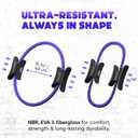 Pilates Ring and Ball Set, at Home Pilates Kit with 14" Exercise Ring, Mini Ball