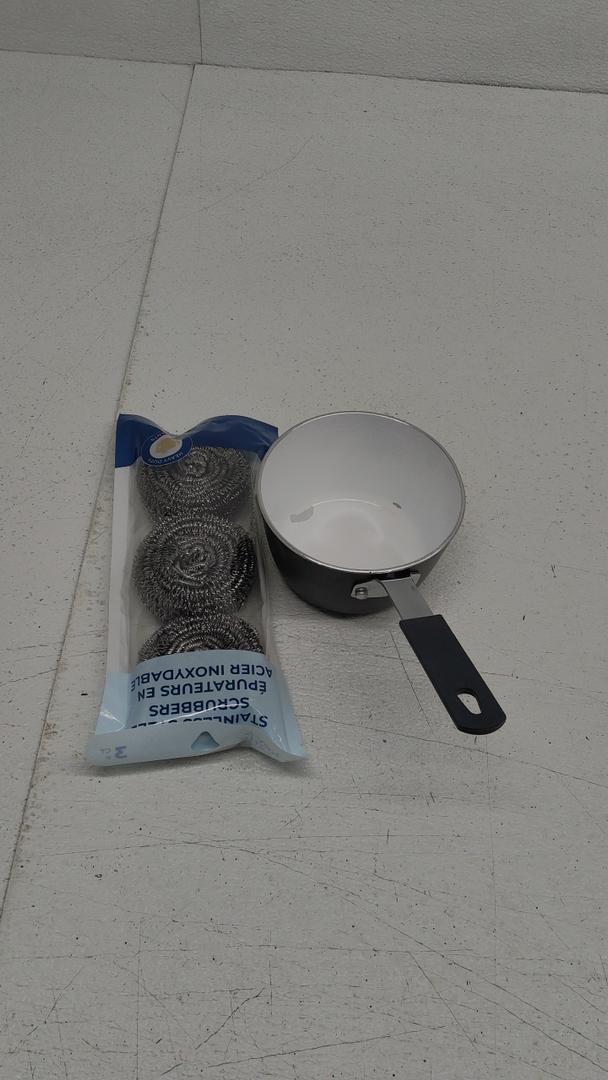 GL Soup Pot AND Jacent Everyday Stainless Steel Scourers, 3 Per Pack - 1 Pack