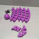 JKSHMYT Weighted Hula Circle Hoops for Adults Weight Loss, Infinity Fit Hoop Plus Size, 30 Detachable Links, Exercise Hoop for Women and Beginners (Purple)