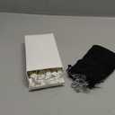 Jetec 120 Pcs Curtain Track Sets Ceiling Mount Curtain Track Hooks and Rollers Metal Shower S Hooks Straight Curved Rollers