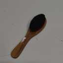 Pet Soft Brush with Wood Handle and Boar Bristle Hair - Soft Cat and Dog Grooming Brush for Short Hair Cats and Small Dogs - Gentle Massage and Dandruff Removal (Cat)