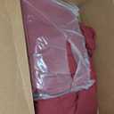 Love's cabin Twin Comforter Set Burgundy, 5 Pieces Twin Bed in a Bag, All Season Bedding Sets with 1 Comforter, 1 Flat Sheet, 1 Fitted Sheet, 1 Pillowcase and 1 Pillow Sham