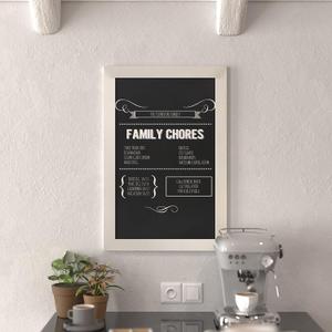HBCY Creations 20" X 30" Matte White Solid Wood Frame Wall Chalkboard, Magnetic Surface, Home Dcor, Restaurant & Caf Menus, Blackboard, Includes Chalk, Eraser & Hanging Hardware (30L" x 20W", 7 - White)