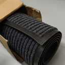 Kuyal Front Door Mat, 4'x6' Indoor Outdoor Entrance Mat, Commercial Floor Mats Inside Outside Entrance, Heavy Duty Durable Welcome Mats, Rubber Backing Non Slip Outdoor Mats for Entryway,Dark Gray