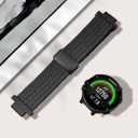 Braided Stretchy Nylon Magnetic Clasp WatchBand Compatible with Garmin Forerunner 235/220/230/620/630/735XT,Soft Adjustable Sport Strap for Forerunner 235 Lite/Approach S20/S6/S5