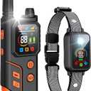 Dog Shock Collar 2 Dogs,4000FT with Flash Light for Night Walks, Dog Training Collar with Remote Control,E Collar with Adjustable Pitch Beep,Vibration and Shock,Rechargeable Waterproof (Black, 1 Pack)