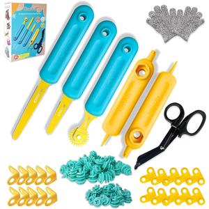 Cardboard Cutting Tools for Kids with Tool Box, 149 PCS Cardboard Construction Kit for Family & Team Activities, Creative STEM Educational Toys Gift for Boys and Girls Aged 5+