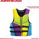 Airhead Gnar Kwick-Dry Neolite Flex Type III Life Jacket, US Coast Guard Approved, Secure Fit, Youth (50 - 90 Lbs)