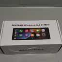 Portable Wireless Carplay Screen for Car: 10.26" HD Car Tablet Compatible with Apple Carplay Android Auto Stereo Touchscreen with 4K Dash Cam/Backup Camera/GPS Navigation/Mirror Link