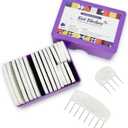 20Pcs Knit Blockers Pins Kit, Knit Blocking Combs for Crochet Knitting Blocking Board Mats, Crochet Blocking Pins for Crochet Projects Sewing Lace Needlework Projects Tool