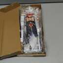 39'' Outdoor Christmas Solider Nutcracker Yard Sign Decor Classic Large Metal Windproof Rainproof Nutcracker with Solar Lights Stake for Garden Xmas Outside Party Patio Home Pathway Decor