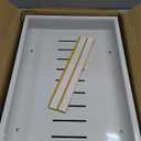 Pull Out Cabinet Organizer with Nano Adhesive, Heavy Duty Full-Extension Slide-Out Drawer for Kitchen Cabinet Organizers and Storage, No Drill Roll out Pantry Shelf, 11.8"W x 16.9"D x 3.1"H , White