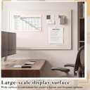 Large Felt Bulletin Board, 48 x 24 Inches Cork Board Alternative