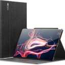 INFILAND Galaxy Tab S10 Ultra/S9 Ultra/S8 Ultra 14.6 Inch Case, Multi-Angle Stand Cover Compatible with Samsung Galaxy Tab S10 Ultra/S9 Ultra/S8 Ultra Tablet [Auto Wake/Sleep], Black