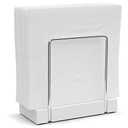 Napkin Holder for Table, Bamboo Iron Standing Napkin Dispenser for Kitchen Dining Table Farmhouse Cocktail Picnic Rustic Wood Holders for Mail Bills Suitable for All Dining Room Decors Silvery & White