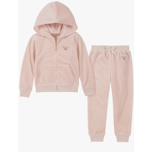 Juicy Couture Girls 2 Pieces Jogger Set, Size 6