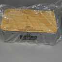 A&N Essentials 3-Piece Pet Food Storage Container Set  Airtight Galvanized Steel with Bamboo Lids  Holds Up to 6 lbs Kibble & 6 Cups Treats for Dogs & Cats