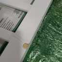 Full Size Montessori Floor Bed Frame with Convertible Door & Wood Slats for Kids,Wood Montessori Bed with Safety Guardrails for Girls & Boys,White