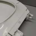 KOHLER 4734-RL-0 Rutledge ReadyLatch Soft Close Elongated Toilet Seat, Quiet-Close Lid Grip-Tight Bumpers, Installation Hardware, Home Essentials, White