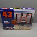 Indoor Basketball Hoop Pro for Kids, Over The Door Basketball Hoop with LED Light/Scoreboard/4 Balls- Upgraded Anti-Impact Backboard, Basketball Toys Gifts for 6 7 8 9 10 11 12 Year Old Boys (Red)