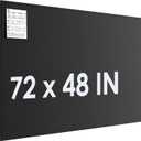 MaxGear Extra Large Bulletin Board 72" x 48", Foldable Felt Board Vision Board Supplies, Cork Board for Office, Home, School, Small Pin Boards for Walls Decorative Display Board Black