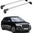 OMAC Roof Rack Cross Bars Carrier Aluminium for Audi Q7 2017-2024 Gray 2Pcs