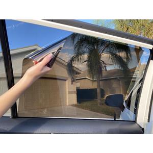 ClingShade TuckVisor Car Side Sun Visor Baby Window Sun Shade Visor Shades Windshield Sunshade Visors Extenders for Cars Trucks SUVs (4 Pack)