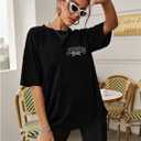 Christian Shirt Women What A Friend We Have in Jesus T-Shirt Bible Verse Inspirational Short Sleeve Tees Tops (Black, XL)